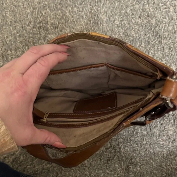 Coach Signature Brown Shoulder Bag - Picture 2 of 4